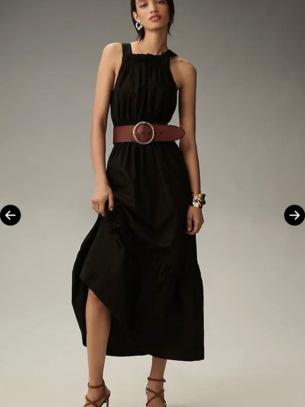 Anthropologie Somerset  Halter Maxi Dress